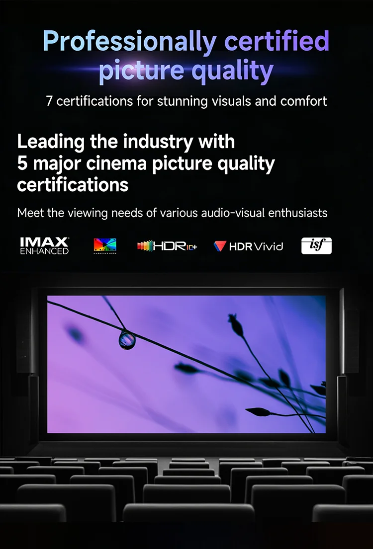 XGIMI RS 20 Tri-color Laser 4K DLP Projector Ultra HD 3200 ISO Lumens Zoom Harman Kardon Beam Sound Home Projector