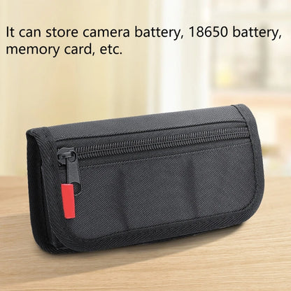 Camera Battery for Case with Card Holder for lp-e6/ en-el15/ np-fw50/ np-f550/ AA Battery and Memory Card