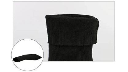 Comemore Knitting Stretch High Heels for Women Fashion Shoe 2025 Spring Autumn Ankle Boot Female Sexy Sock Boots Plus Size 34 42