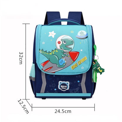 Waterproof Children Primary School Bags Cute Unicorn Rainbow Backpacks Kids Cartoon Animal Dinasour Shcoolbags for Kindergarten