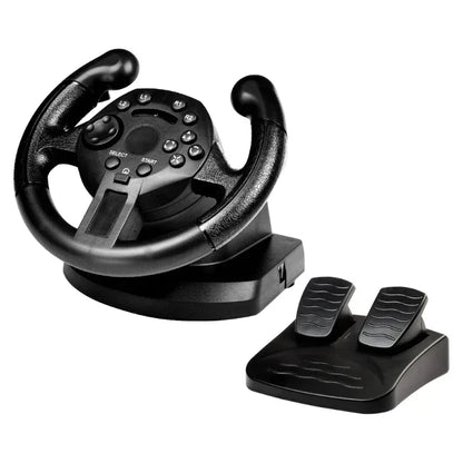 New Racing Steering Wheel For PS3/PC Game Steering Wheel Vibration Joysticks Remote Controller Wheels Drive With footbrake