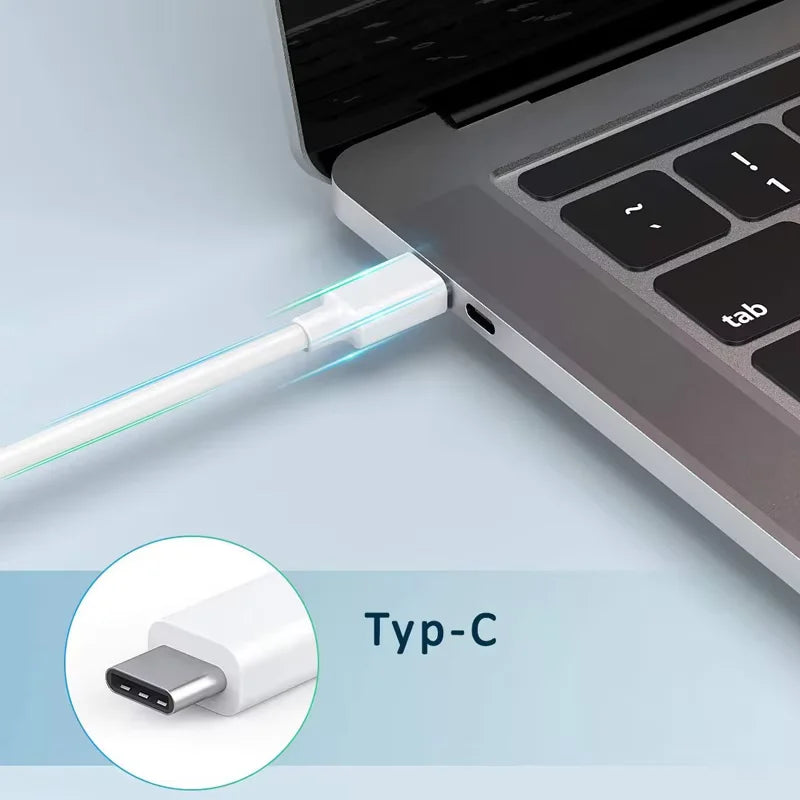 45W Mag2 T Power Adapter – Magsaf*2 T Magnetic Charger for MacBook Air/Pro (A1466)