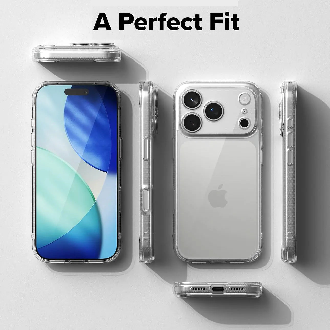 Luxury Transparent Silicone Phone Case For iPhone 17 16 Pro Max Shockproof Soft Cover For Apple iphone 17 Air 16 Plus 16E Bumper