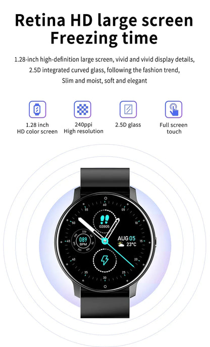 ZL02 Pro Smart Watch Men Bluetooth Call Women 1.39inch AI Voice Assistant Heart Rate Blood Pressure Sports Fitness Smartwatch