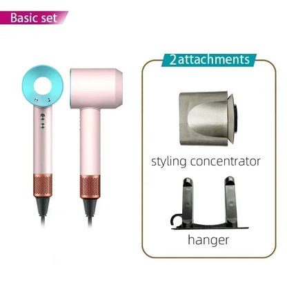 Sèche-cheveux Super Hair Dryer 220V sans balais, soin capillaire personnel, coiffage, outil à ions négatifs, programme de séchage, sèche-cheveux électrique à ions négatifs