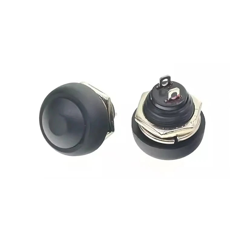1-10PCS PBS-33B 12MM Small Pushbutton Switches Waterproof Switch Self-resetting Round Without Locking PBS-33B Push button switch