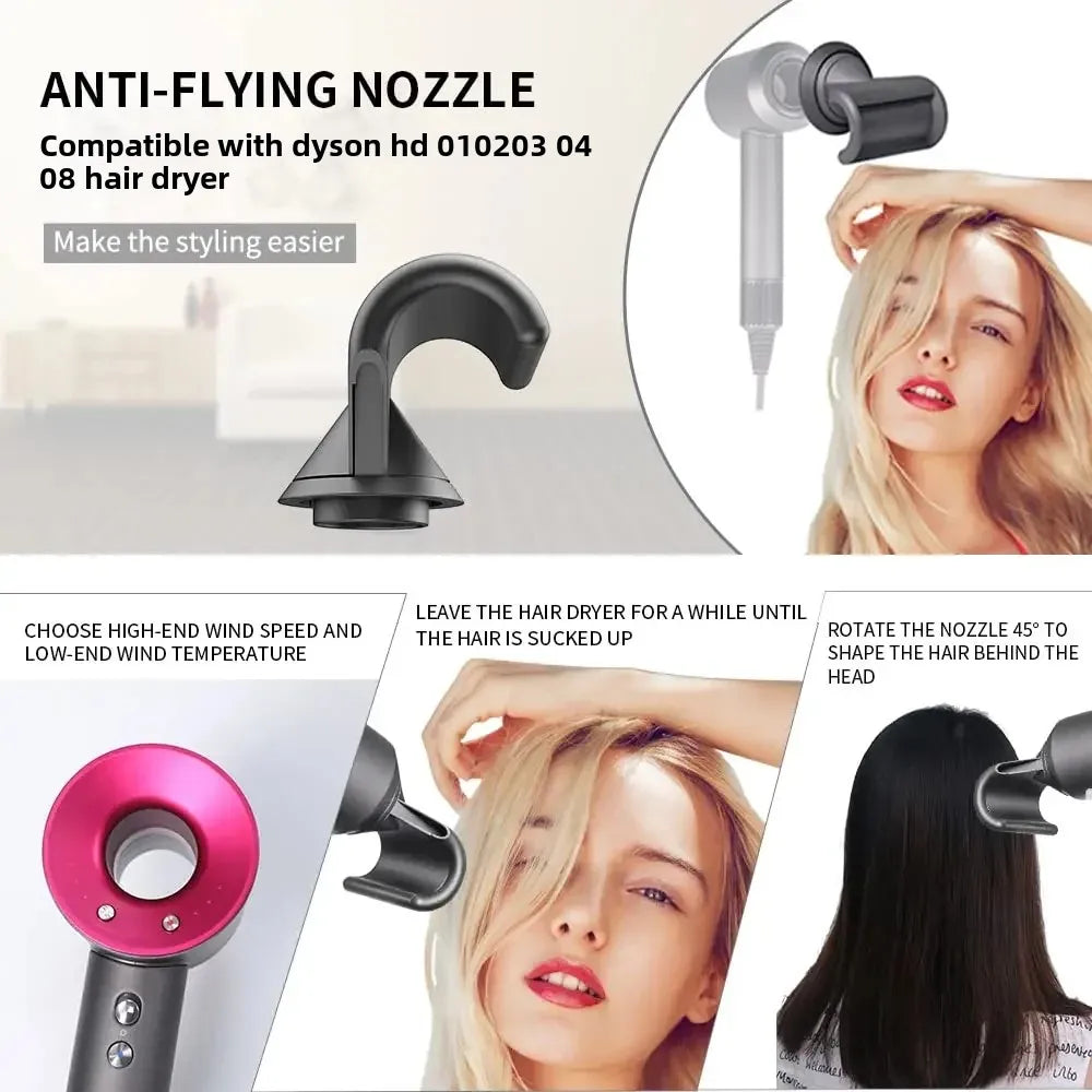 Hair Dryer Nozzle for Dyson Magnetic Hood Dhape Anti-Flying Universal Diffuser Hair Dryer Hd08 03 Magnetic Hood Dhape