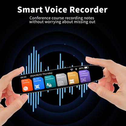 Translation Pen for Dyslexia Scanner Reading Pen 142 Text to Speech Smart Recording Pen Voice Wireless Text Extract Translator