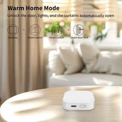 Tuya Zigbee/Bluetooth Gateway Smart Wireless Hub Gateway Connect 128(max)zigbee devices for Smart Life APP Alexa Home SmartLife