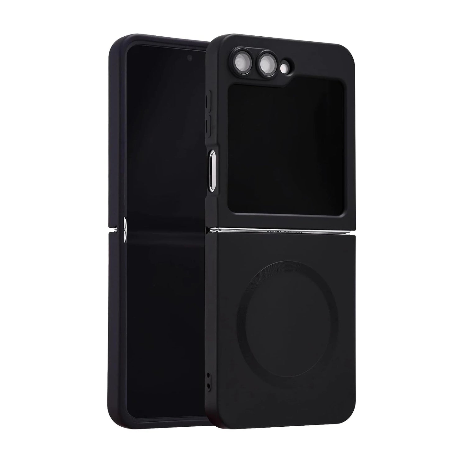 Luxury Gradient Case for Samsung Galaxy Z Flip 8 7 6 5 4 3 Soft Silicone Magnetic Charging Cover for Samsung ZFlip 6 7 8