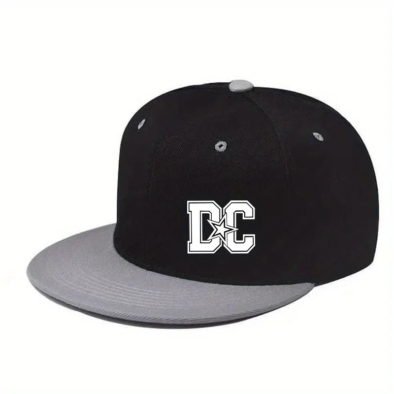 Unisex Letter Print Hip-hop Snapback Cap Outdoor Adjustable Casual Baseball Caps Sunscreen Sun Hat Streetwear