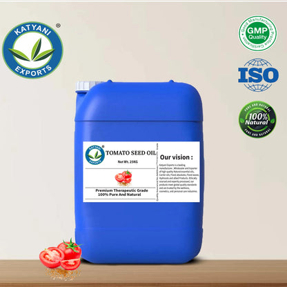 Mild Characteristic Herbal Aroma 1 KG Tomato Seed Carrier Oil - For Skincare & Haircare Formulations - OBM B2B Bulk Manufacturer