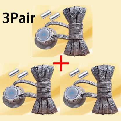 Automatic Flat Shoelaces Without ties casual shoes Swivel Buckle Laces Adults Kids Sneakers No Tie Shoe laces