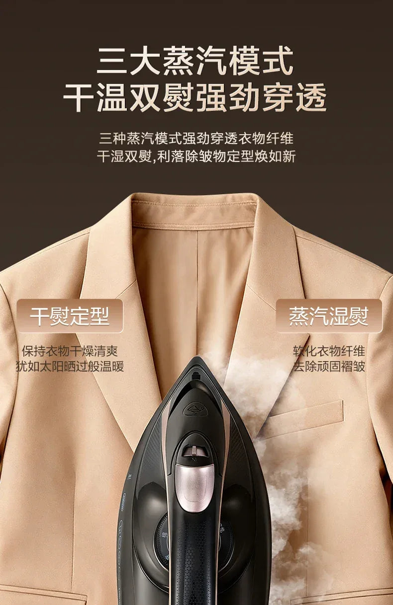 Handheld Portable Steam Iron Compact for Home Use Dry And Wet Ironing Clothes Smoothing Machine