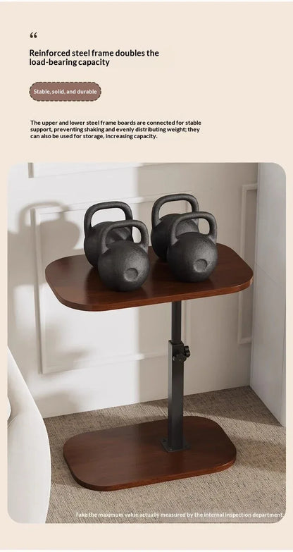 Adjustable Sofa Side Table Living Room Household Tea Table Small Coffee Table Bedroom Bedside Table Headboard Storage Rack