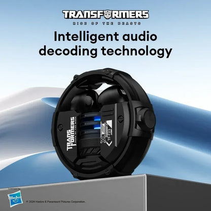 100% Original TRANSFORMERS TF-T23 TWS Bluetooth 5.4 Gaming Earphones Headphones Music Dual Mode Earbuds Choice High Quality