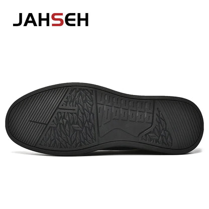 Genuine Leather Men's Shoes Comfortable Outdoor Casual Shoes High Quality Cow Leather Handmade Business Men Flats Shoe For Men