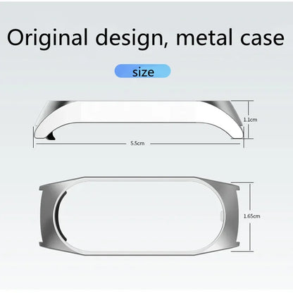 Metal Strap bracelet for Xiaomi mi band 7 6 5 3 4 strap Stainless Steel MiBand 4 Smart Wrist Strap for xiao mi miband 4 3 straps