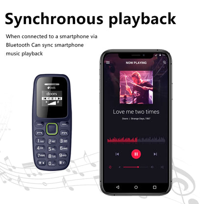 Button Mini Mobile Phone Bluetooth Earphone Dual SIM Cards Low Radiation Pocket Telephone Recording Alarm Backup Phone for Sport
