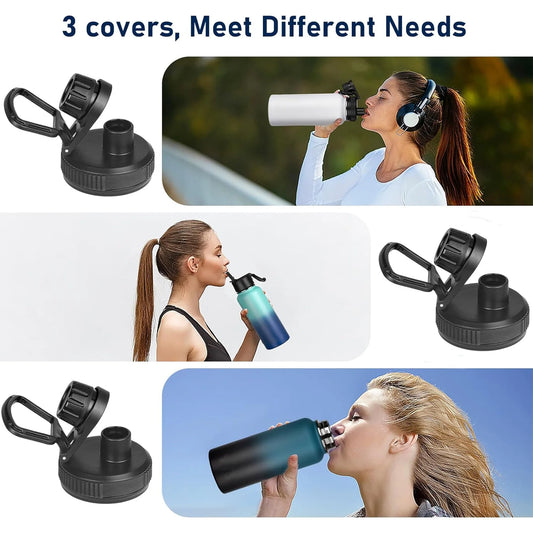 1 40oz Sports Portable Water Bottle, Suitable for Outdoor Camping and Other Sports, Cold-Keeping Bottle, Space Bottle, 1200ml Wide-Mouth Bottle, with Three-Finger Lid, Cycling Water Bottle by PDG ibma