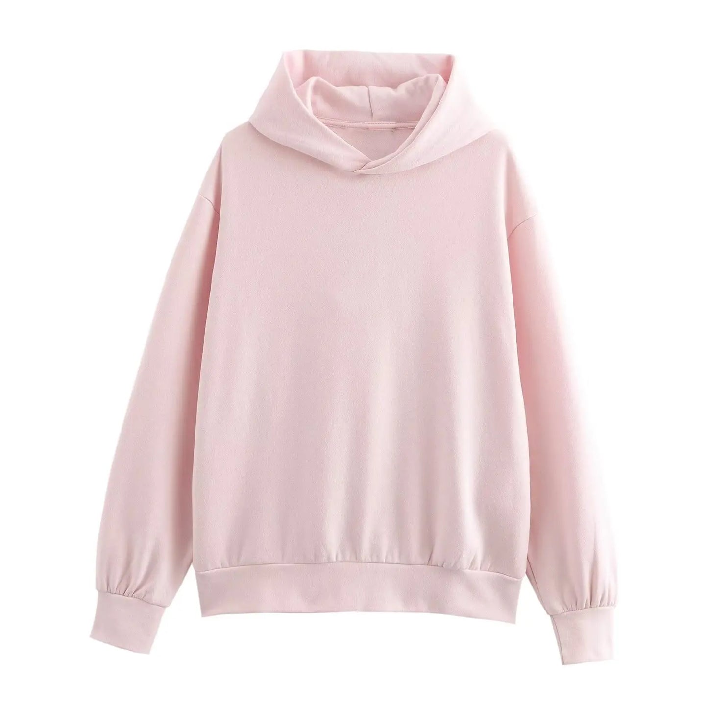 2024 Autumn/Winter new TRAF women's multi-color selection classic simple all-in-one hooded loose long-sleeved hoodie sweatpants