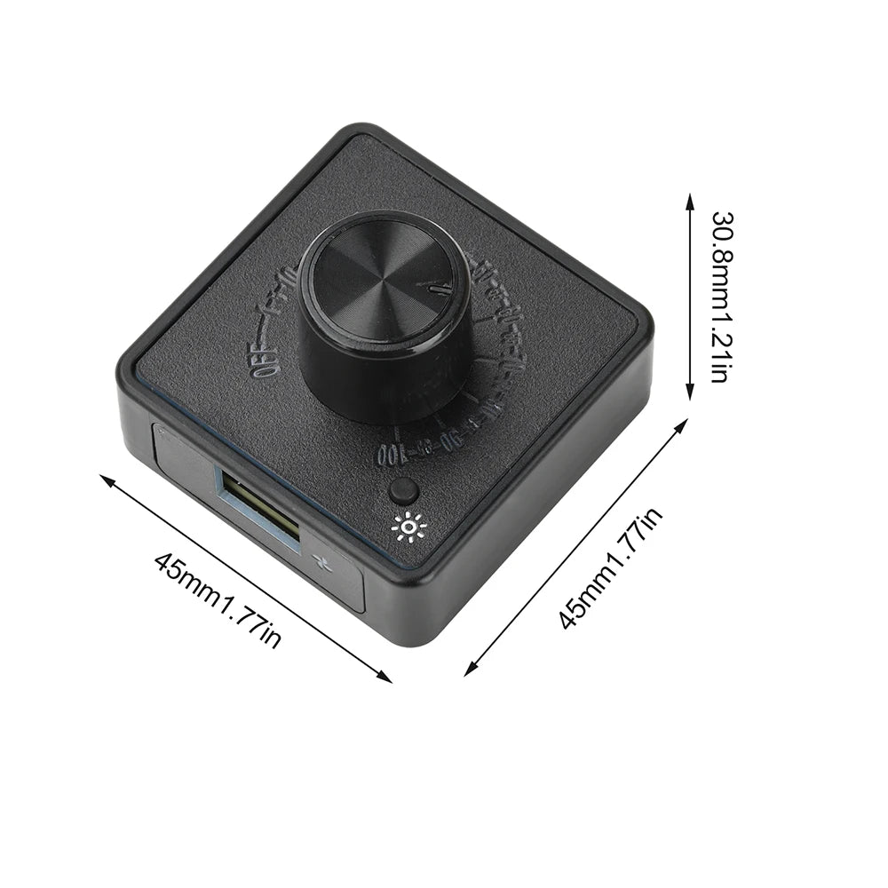 PWM Fan Controller With PD QC Fast Charging DC 12V 24V 5V Multi-Voltage Input Speed Regulator For DIY Cooling Fans