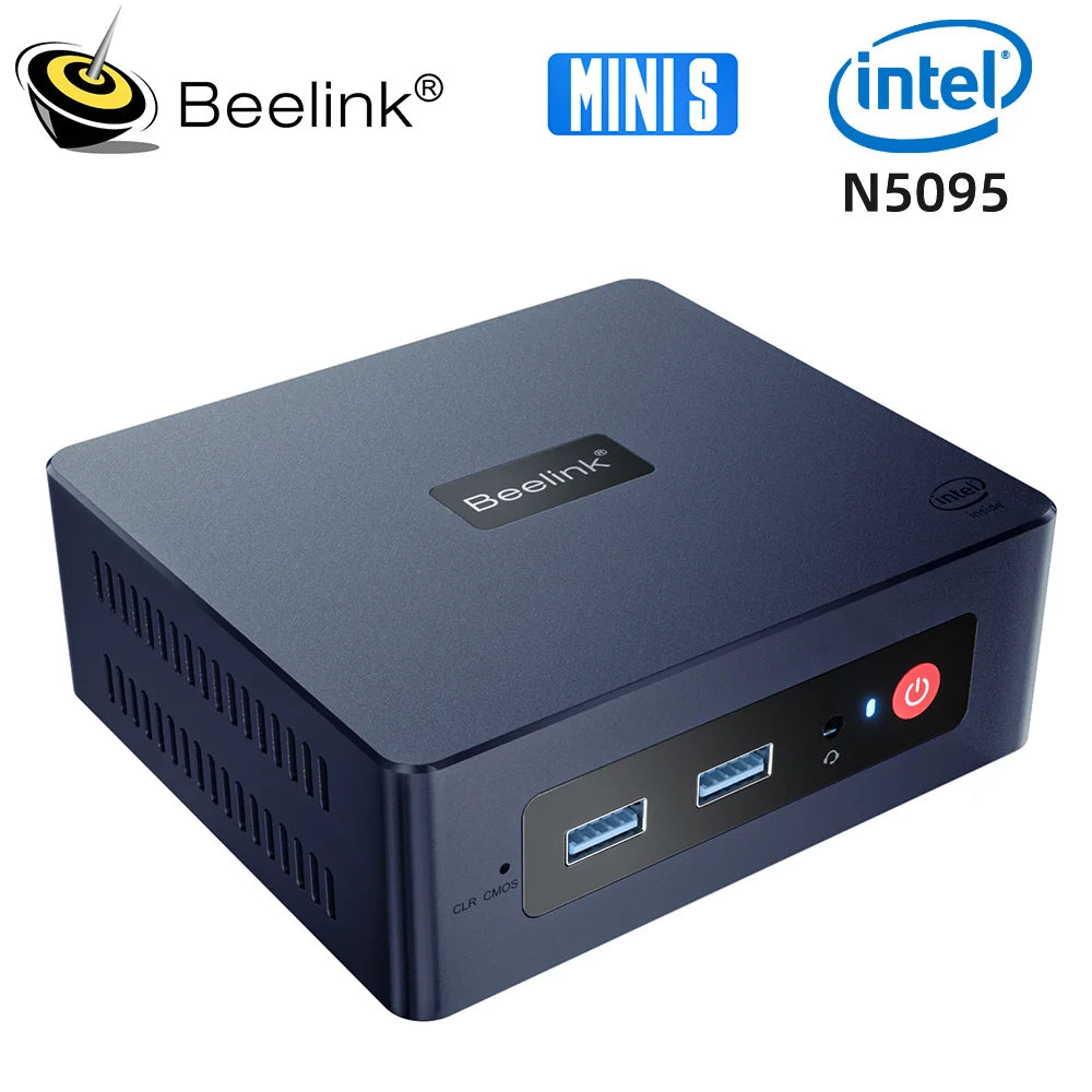 Beelink Mini S13 Intel Twin Lake N150 S12 Pro N100 16G 500G Windows 11 Mini S 11th N5095 DDR4 8GB 128GB Desktop Computer N95