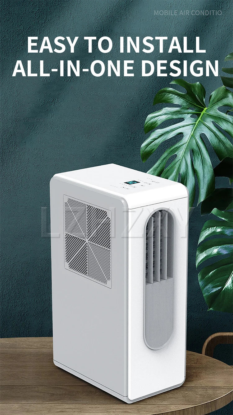 Portable Ductless Air Conditioner for Kitchen Cooling, 500W (1800 BTU) Rapid Cooling, with Oil-Control Filter