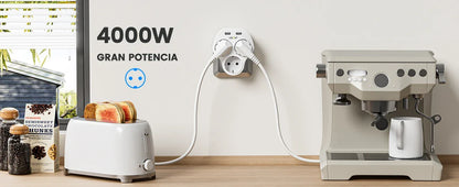 LENCENT USB Sockets dice Without Cable socket EU Socket Adapter Multiple socket EU Outlet Extender