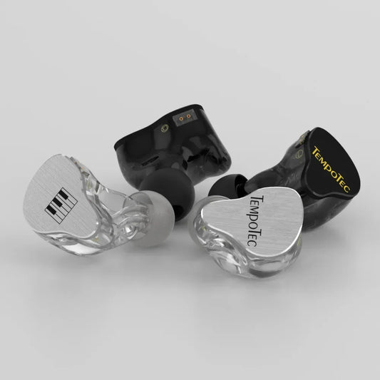 TempoTec IM01 Flathead 4.4mm earphones, IM05 3.5mm cable-detachable,0.78mm pin HiFi in-ear earphones 1DD+4BA