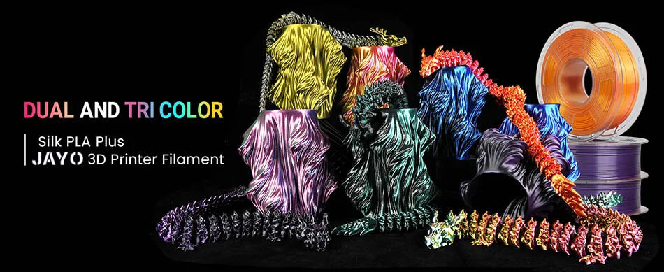 JAYO PLA/PLA META/PETG/SILK/PLA+/Wood/ ABS/Marble 3D Printer Filament 1.75mm 5KG 3D Printing Materials for 3D Printer&3D Pen