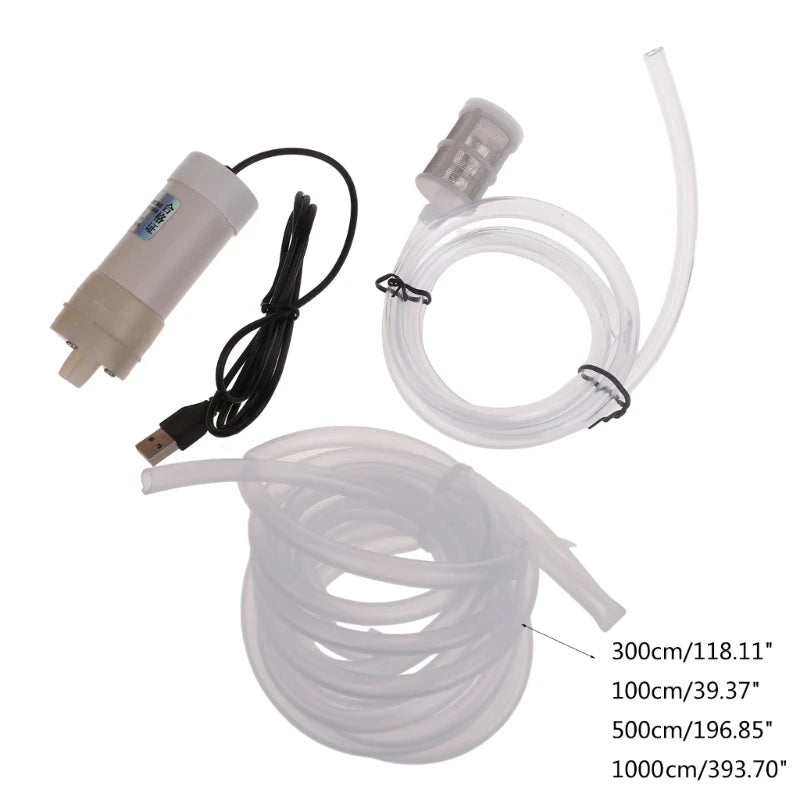896F Water Dispenser with USB Power Supply and Self Priming Pump Balcony Waterlogging Water Pump Fish Water Pump