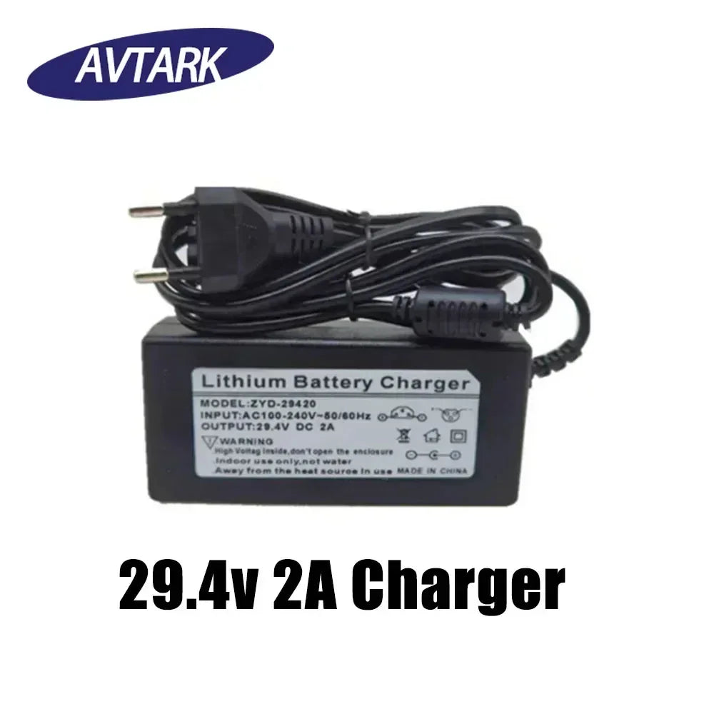 NEW 7s3p 24V 100Ah 18650 Efficient stable Lithium Battery Li-ion Battery pack and US/EU 2A Charger Battery Pack for Bicycle