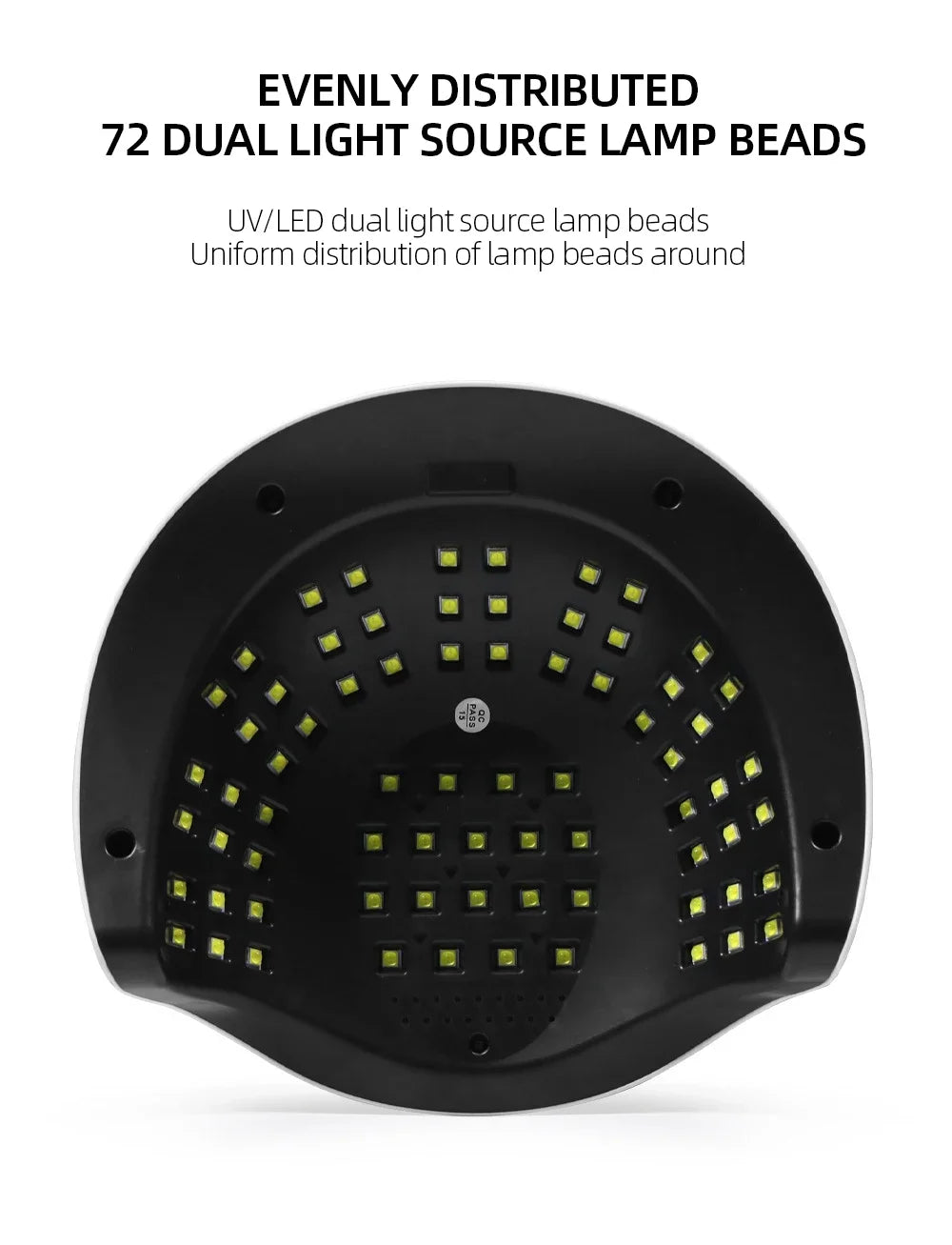 Professional 72 LEDS UV LED Nail Lamp For Fast Gel Nail Polish 320W Nail Dryer With 4 Timer Automatic Sensing For Salon