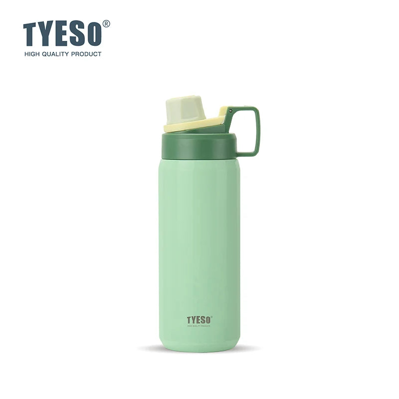 Tyeso Vacuum Flask for Men Women Stainless Steel Outdoor Water Bottles for Cycling Hiking 750ml 900ml Portable Water Bottle