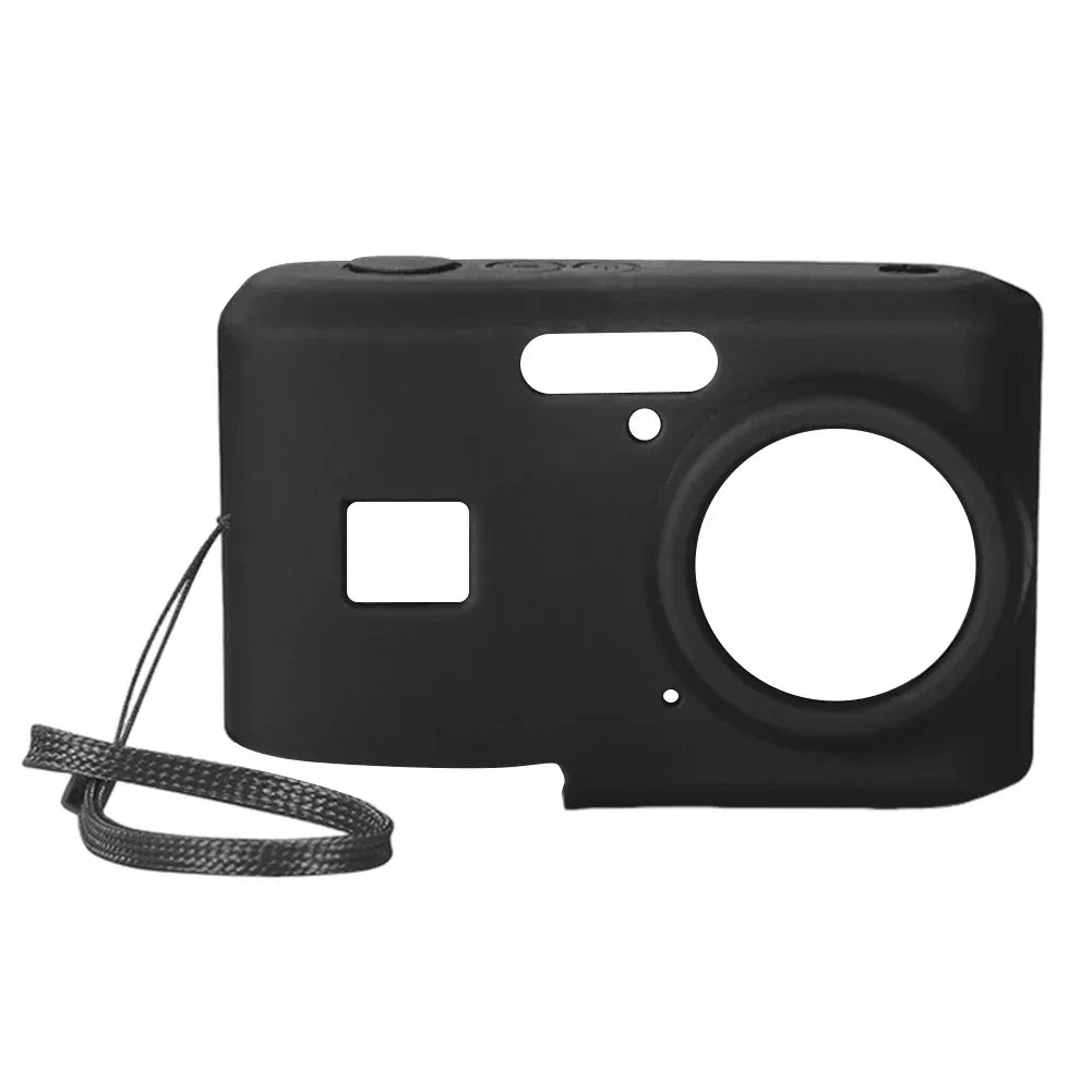 For KODAK PIXPRO FZ45 Soft Silicone Protective Case with Lanyard Slim Fit Camera Bag Camera Sleeve Camera Accessories