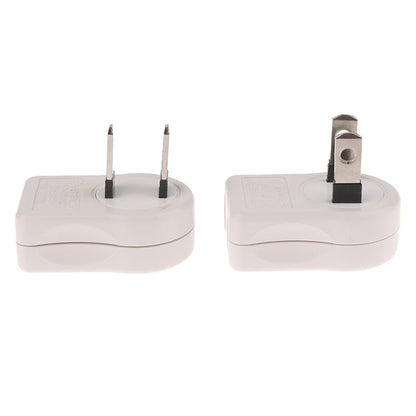 1Pcs US 2PIN 360 Angle Rotatable Power Socket Plug Adapter Foldable Travel Aadapters Power Converter Plug Electrical Socket