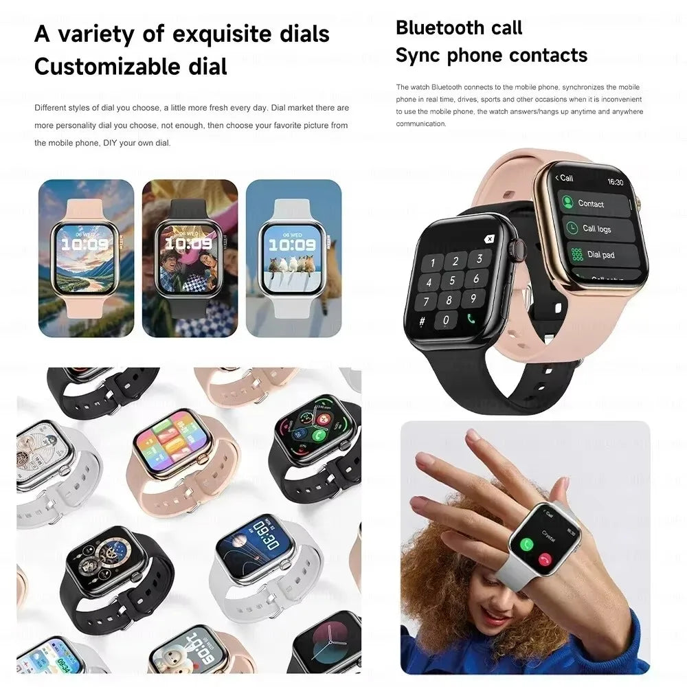 New 2026 Original For Apple Watch X 10 Smart Watch Men Body Temperature Bluetooth Call NFC GPS Sports Women SmartWatch for Apple