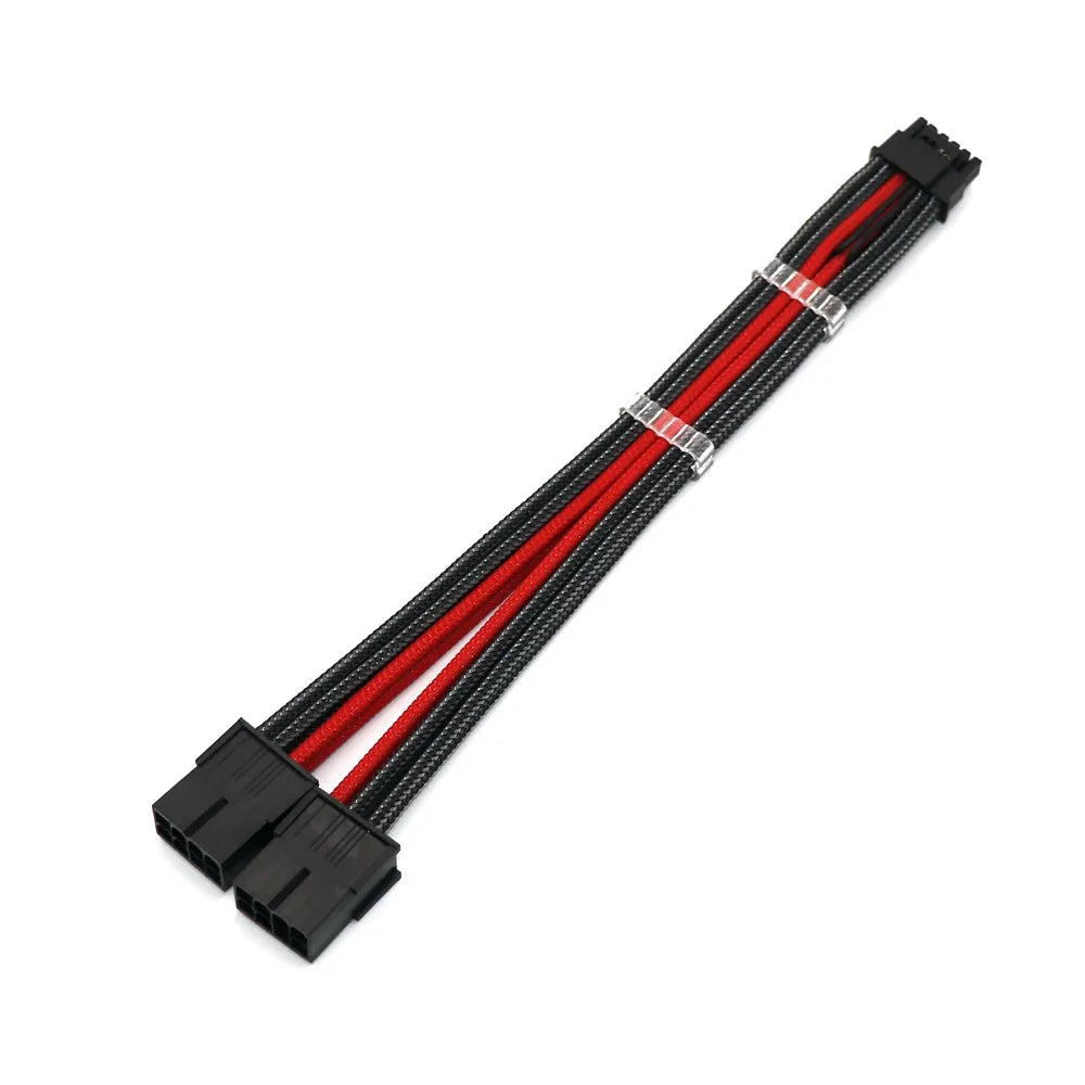 Custom 12VHPWR 12+4Pin to 2pcs PCI-E 8Pin GPU Graphics Video Card 16AWG PCIE 5.0 Cable RTX3090Ti Power Supply Extension Cable