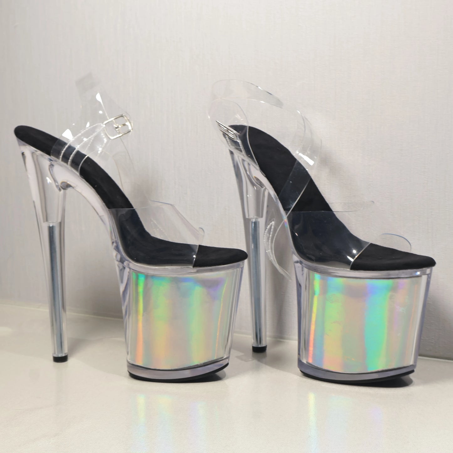 New Pattern Superior Quality Super High Heel Ladies Shoes High Heel Ladies Shoes 17CM/7inches Crystal Thin Heels Sandals Wedding