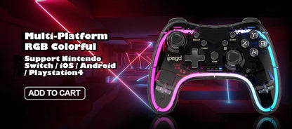 Ipega PG-9217 Wireless Bluetooth Gamepad Ultra-thin Game Controller Joystick For Android iOS MFI Games PC PS4 Nintendo Switch