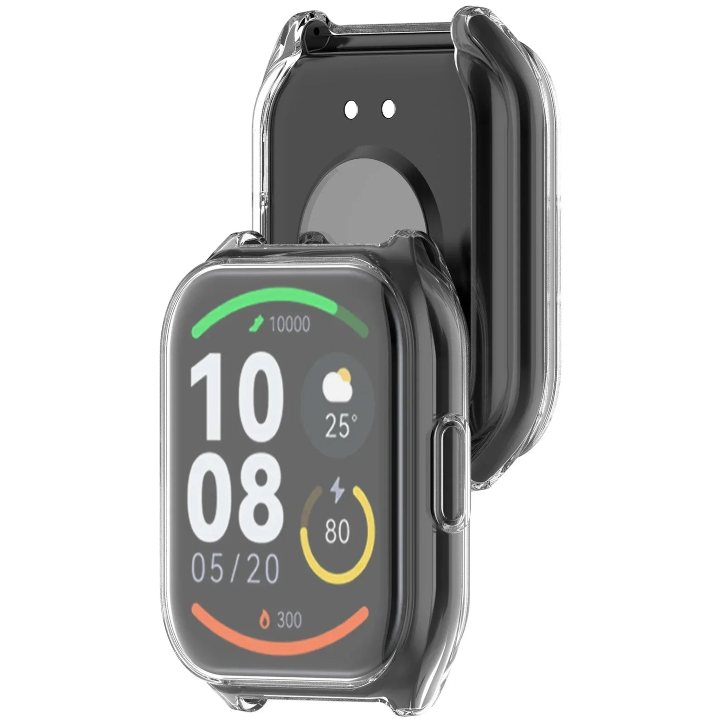 TPU Soft Shell Full Screen Protector Film Case For Haylou Solar Lite R001 / Plus RT3 LS16 / Watch 2 Pro (LS02 pro) Bumper Cover