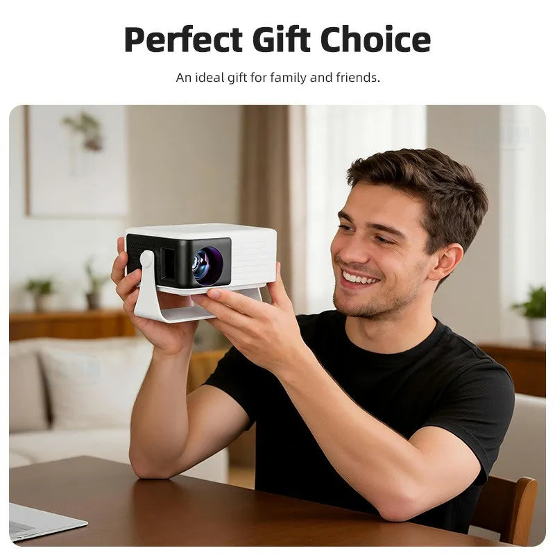 AUN Y3 MINI Projector Home Theater LED Portable 3D Video Smart TV Cinema Game Wired Mirror IPhone For Full HD 4K Video Via HDMI