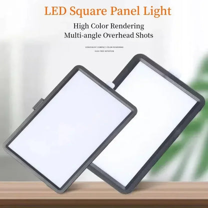 6" LED Photography Light Panel with Stand | RGB Filters, Adjustable for Studio & Live Streaming