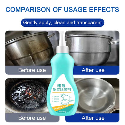 150g PotBottom Cleaning Gel Stainless Steel Cleaner for Bottom of Pots and Pans Pot Gel Cleaner Effortless for Burned Cookware