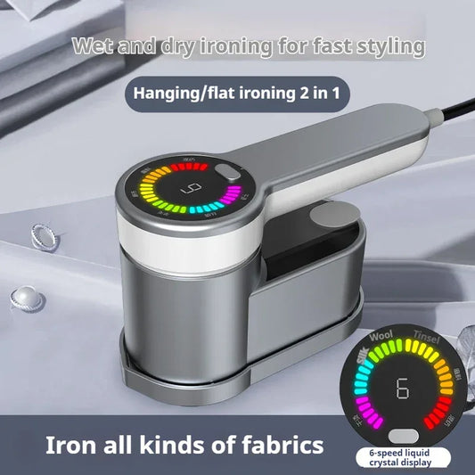 Intelligent Steam Ironing Machine Portable Travel Steamers for Clothes LCD Diplay Screenc Mini Handheld Garment Iron Steamer by PDG ibma