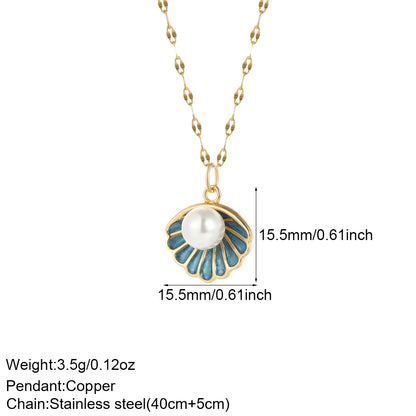 Bohemian Heart Animals Necklace for Women Cute Heart Punk Motocycle Pendant Gold Color Stainless Steel Long Chain Collars Neck