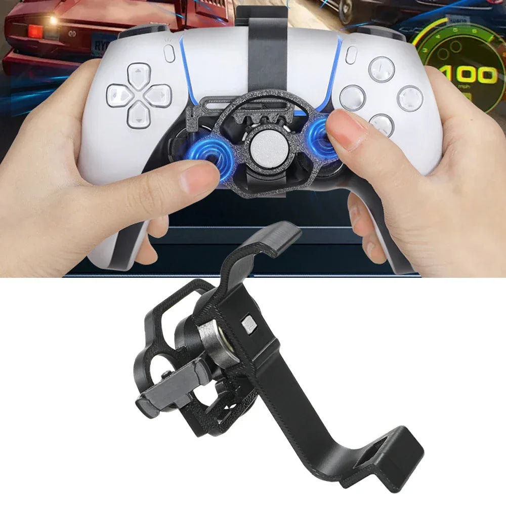 Racing Game Controller Steering Wheel Attachment Accessory For PS5 Mini Steering Wheel For PS5 Pro/Slim Game Controller