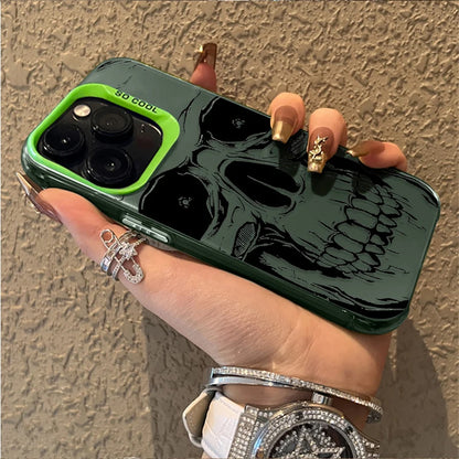 Skull Horror Patterns Laser Case for Xiaomi 14 13 14T 13T 12T Pro 11 Lite 5G NE POCO X7 X6 X5 X3 NFC F4 GT F5 F6 M5S M6 Pro 4G