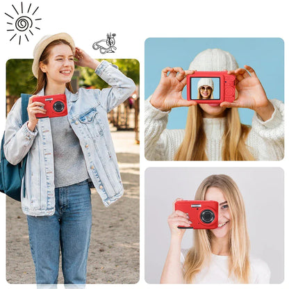 For KODAK PIXPRO FZ45 Soft Silicone Protective Case with Lanyard Slim Fit Camera Bag Camera Sleeve Camera Accessories